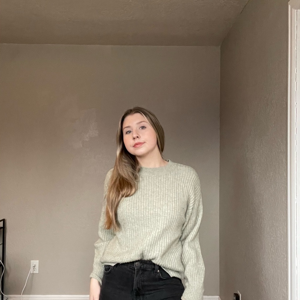 Green sweater from H&M
